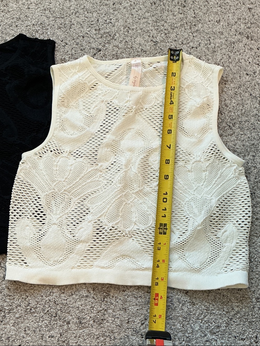 New By Together Bundle of 2 Seamless High Neck Tank Tops ~ Black and Cream - Picture 4 of 5